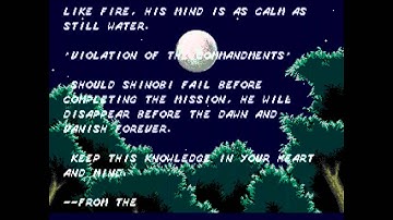 Shinobi 3 - Return of the Ninja Master (Intro)