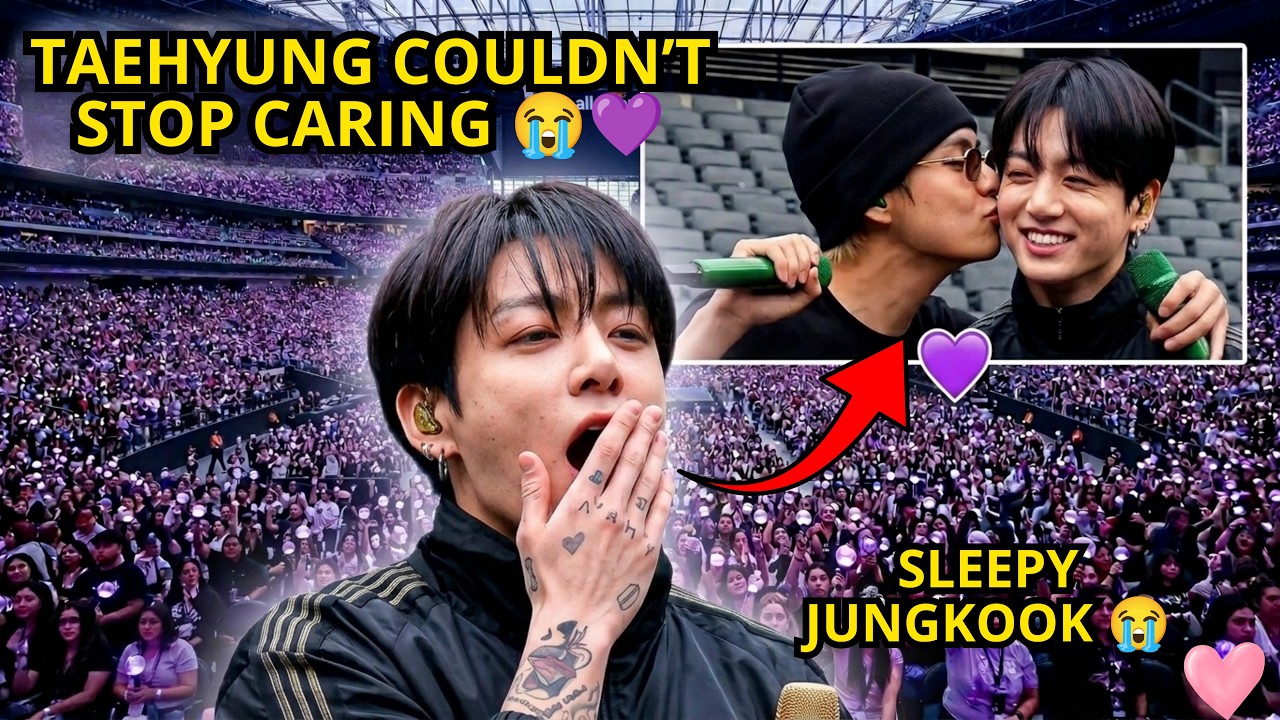 🔴LIVE Las Vegas Soundcheck: 😭 Taehyung Makes Sleepy Jungkook Smile