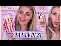 TASTY POPCORN PALETTE?! 🍿  I 2 Eye Looks! | I HEART REVOLUTION