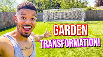 BUILDING A PROFESSIONAL FOOTBALL PITCH IN MY GARDEN
