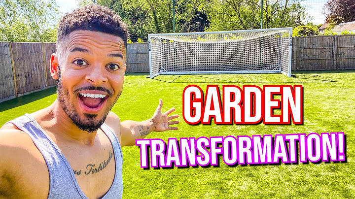 BUILDING A PROFESSIONAL FOOTBALL PITCH IN MY GARDEN
