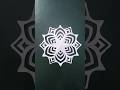 Diy Easy Paper Craft Idea, Paper Snowflake flower design #paperart #papercrafts #viral #trending