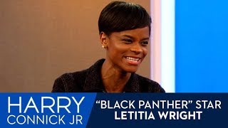 Letitia Wright's Mom LOVES the "Black Panther" Trailer Details