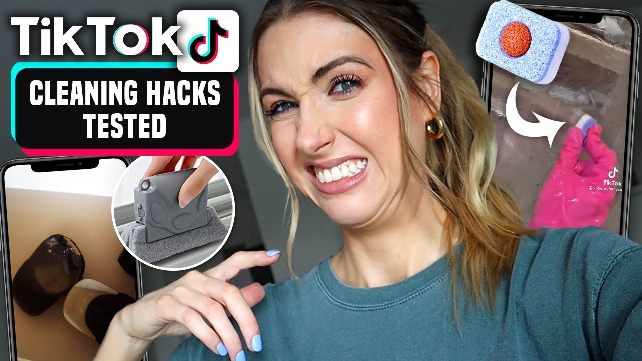 Testing Viral HOME CLEANING HACKS I Found on TIK TOK... is anything