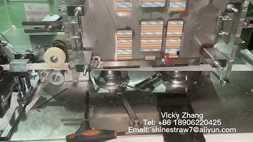 Single Straw Packing Machine for Paper Straw, Plastic Straw, PLA Straw