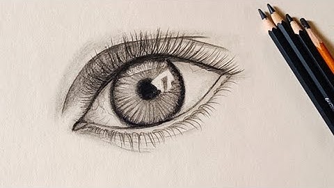 How to Draw a Realistic Eye | Charcoal Drawing Tutorial