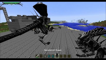 Minecraft AVP Mod - NEW XENOMORPH RUNNERS
