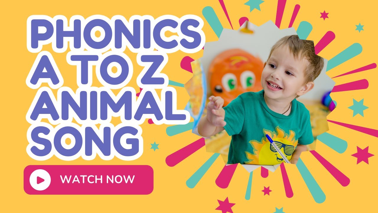 Phonics A to Z Animal Song | Learn Animal Names & Phonics Sounds | ABC ...