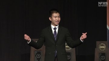 IHSA 2020 Extemporaneous Speaking State Champion - Brian Zheng