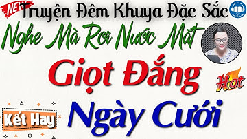 Nghe mà rơi nước mắt với truyện thực tế: Giọt Đắng Ngày Cưới | Nghe kể truyện đêm khuya Việt Nam