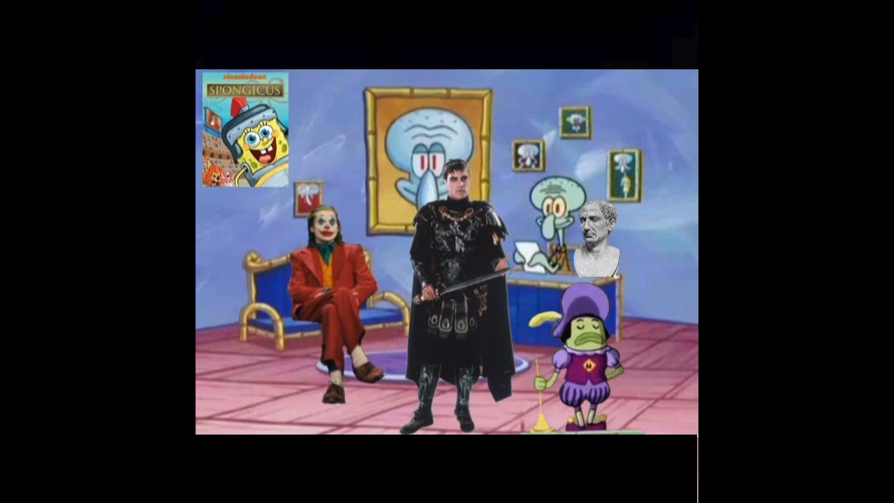 Joker vs Roman Emperor Commodus on Squidward Chat #shorts #joker #spongebob