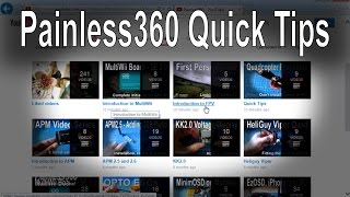 Quick Tips: Using the playlists on the Painless360 channel