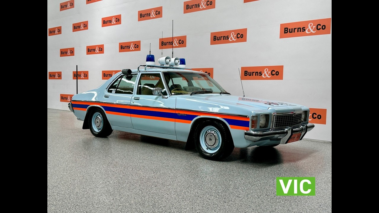 1979 Holden Kingswood HZ SL SA Police Car V8 Auto