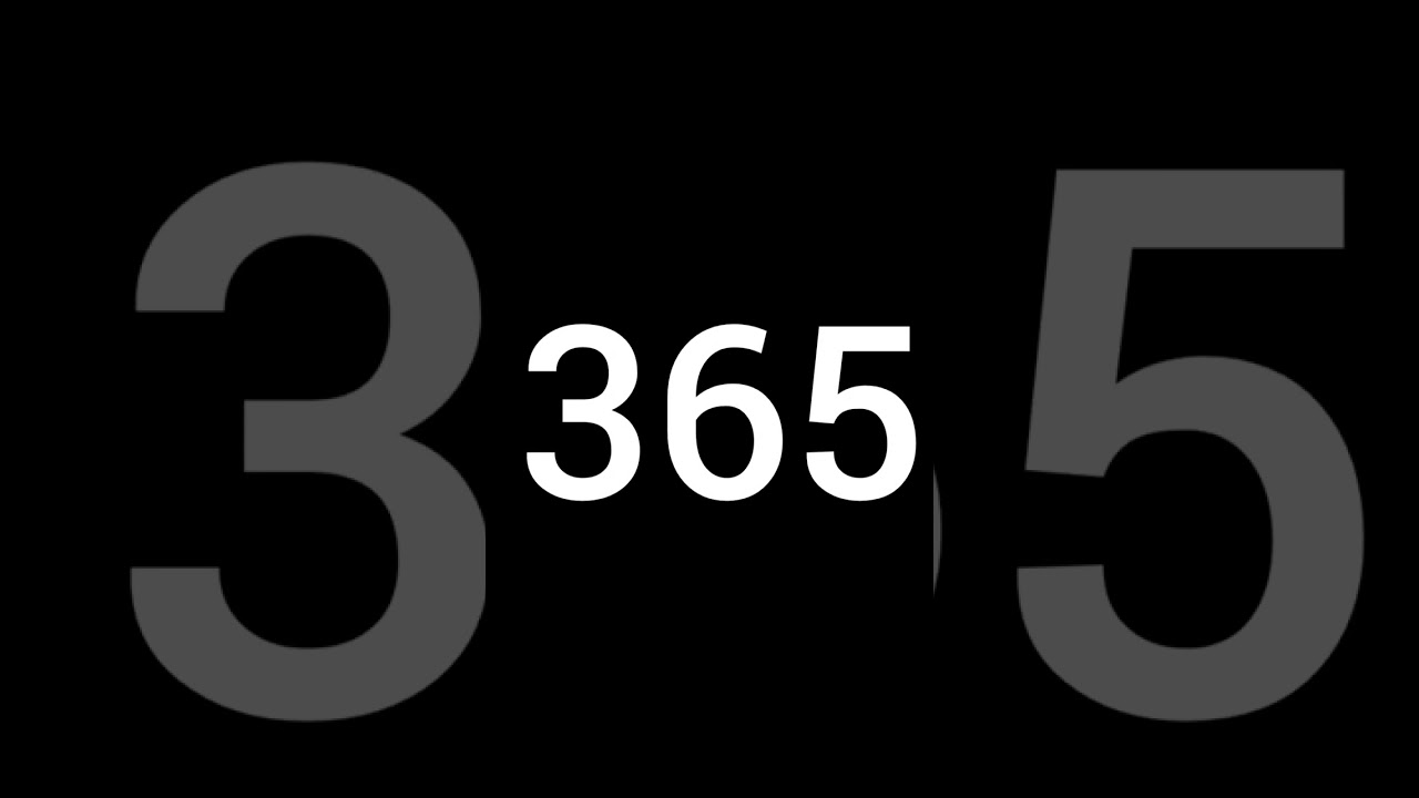 Three-Hundred-Sixty-Five 
