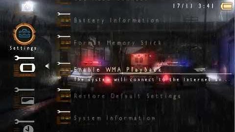 Heavy Rain Dynamic Theme CTF 500M33 (PSP)