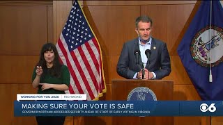 Details Northam seeks to reassure Virginians on early voting News