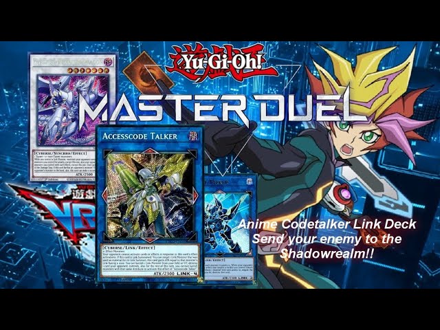 Yu-Gi-Oh Master Duel F2P Anime Playmaker Codetalker Link Deck Cyberse  Quantum Dragon  Ranked - YouTube
