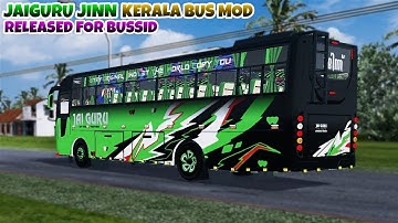 JAIGURU JINN Kerala Bus Mod In Bus Simulator Indonesia - Bussid Bus Mod - Bussid Car Mod - Bussid