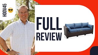 Rattaner 3-Seat Patio Wicker Sofa, Outdoor Rattan Couch -Discover Comfort All Weather Furniture Rattaner 3-Seat Patio Wicker Sofa, Outdoor Rattan Couch -Discover Comfort All Weather Furniture
