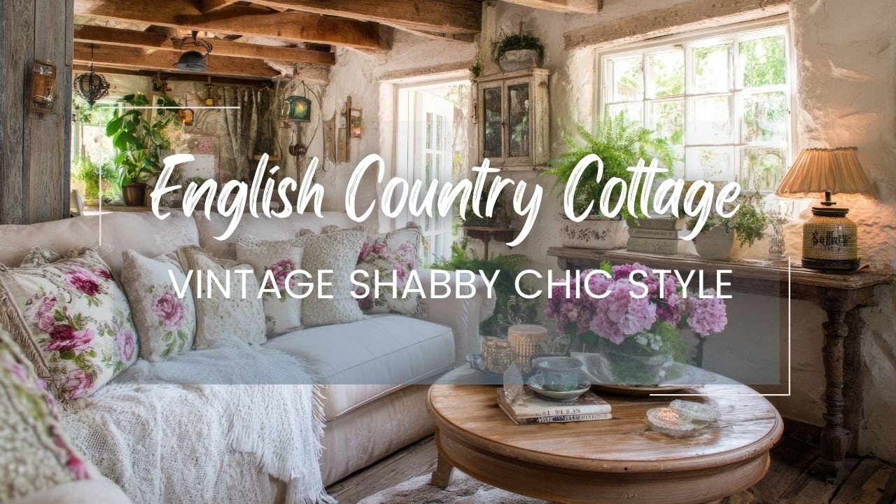 Элегантные интерьеры английских загородных коттеджей: винтажный стиль «шебби-шик» с очарованием к...