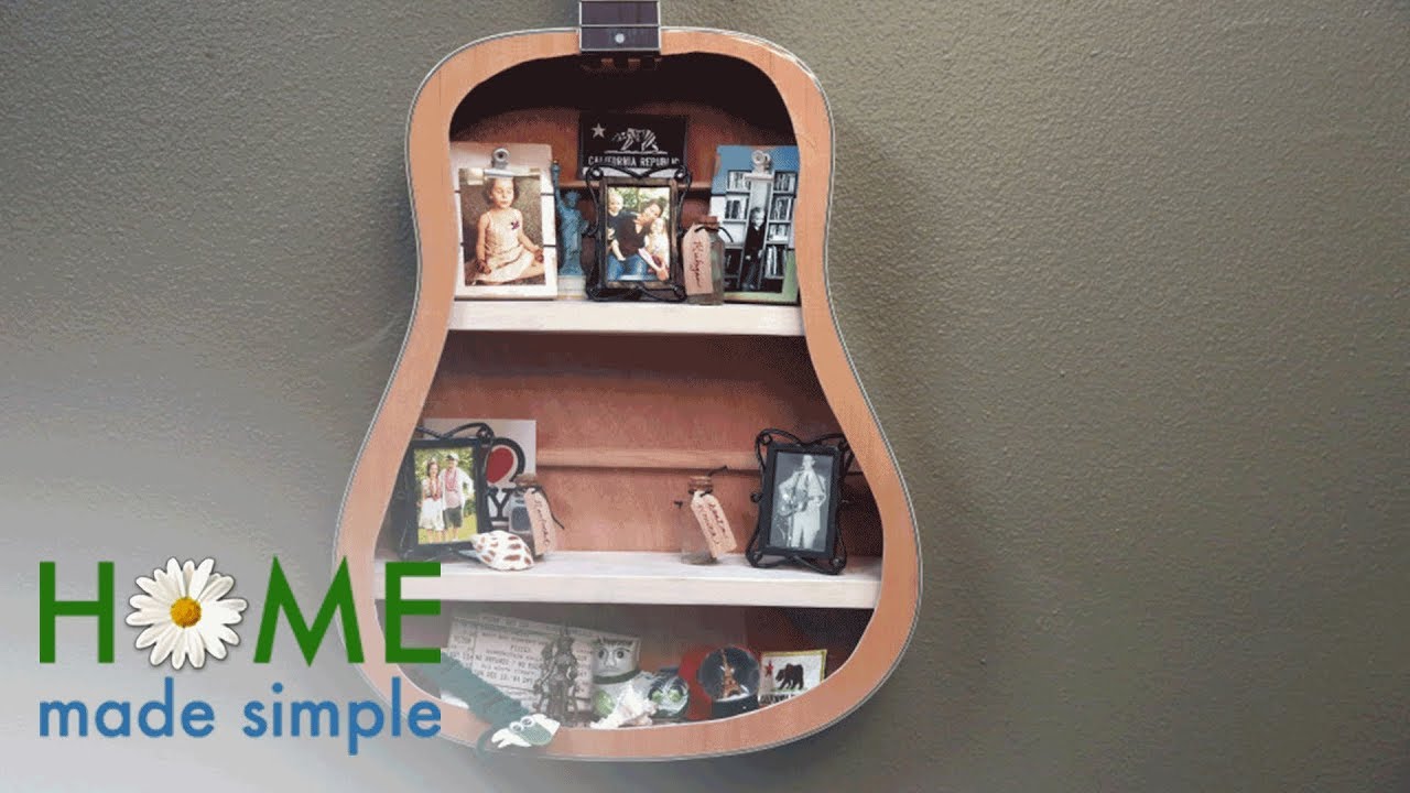 How to Turn a Guitar into a Unique Memory Box Display | Home Made