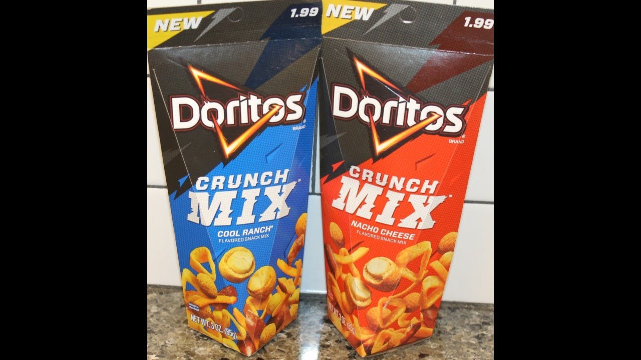 Doritos Crunch Mix Cool Ranch & Nacho Cheese Review YouTube