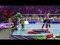 All Avengers in Battle Royale Match - WWE 2K24