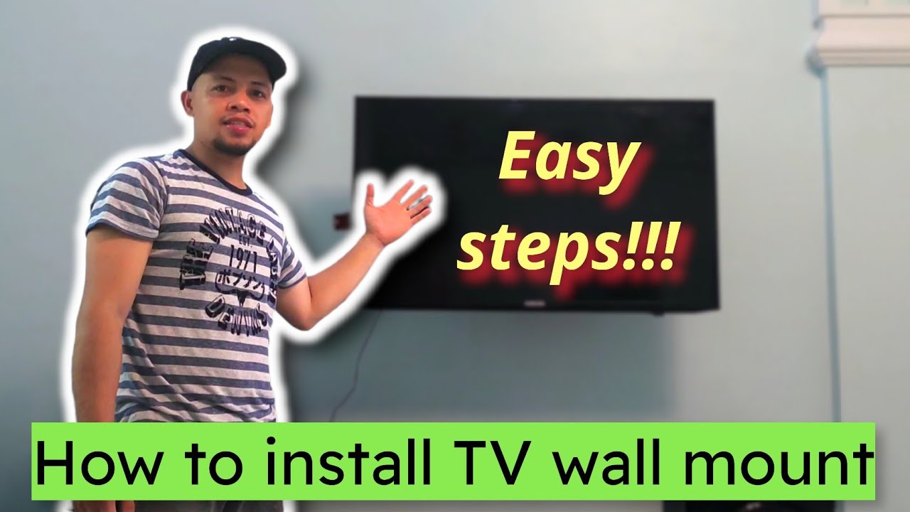 How to install TV wall mount / TV bracket Samsung Tv YouTube