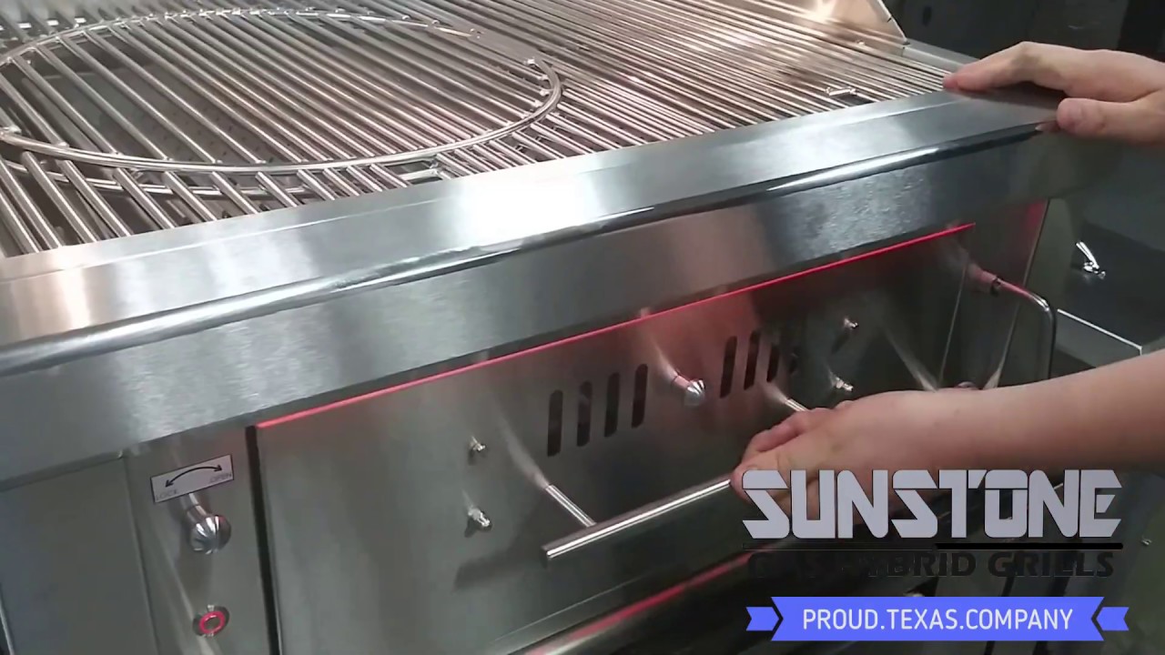 Sunstone 30 Inch True Hybrid Gas Charcoal Wood Burning Grill Unboxing