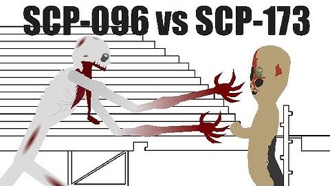 SCP-096 vs SCP-173 (Reupload) | Stick Nodes