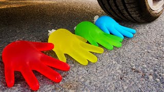 Crushing Crunchy & Soft Things by Car! Experiment Car vs candy Slime & Cola Surprise Eggs
