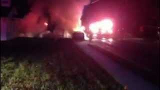 Car fire 100712