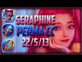 *SOLO CARRY* Season 12  Seraphine mid gameplay | Extremely efficient perma CC build