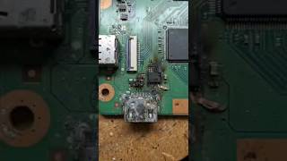 Burnt HDMI Port 😱 | Dead Console Motherboard #shorts #motherboard #technology #tech #repair