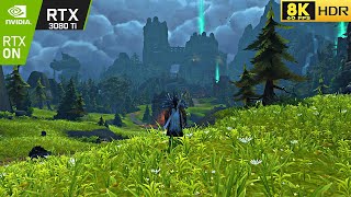RTX 3080 Ti WORLD OF WARCRAFT 2022 Ray Tracing ULTRA High Graphics Gameplay 8K 4K 60FPS R