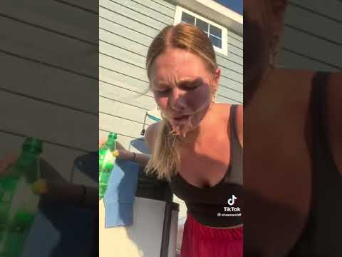A Girl Vomited After The Sprite Challenge Girl Throw Up Vomit Girl Challenge