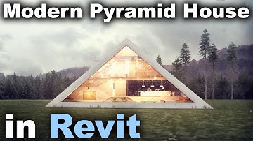 Modern Pyramid House in Revit Tutorial