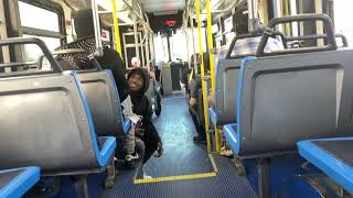 CTA On Board Riding 2006 New Flyer D40LF Bus 1197 on Route 21 Cermak Eastbound to 26/Michigan