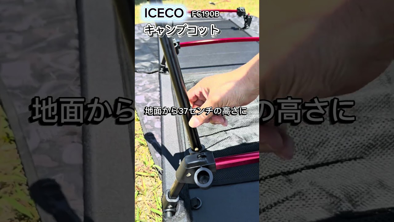 ICECO】キャンプコットFC190Bのご紹介になります #キャンプ #iceco