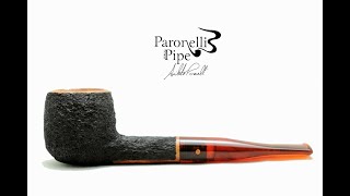 Video: Briar pipe Paronelli oval rusticated handmade
