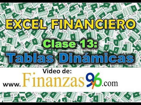 Tablas dinámicas en 9 minutos - Excel Financiero - Clase 13