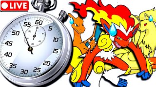 🔴 LIVE: How FAST Can A FIRE Team Beat Pokémon Gen 4? @Chazingdra