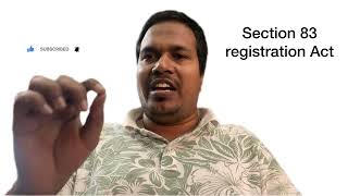 Section 83 Registration Act Explained Fraudulent Document Criminal Action Tamil Nadu