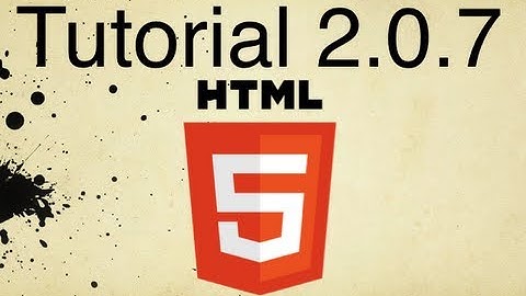 HTML5 Tutorial 2.0.7 | Working with Metadata