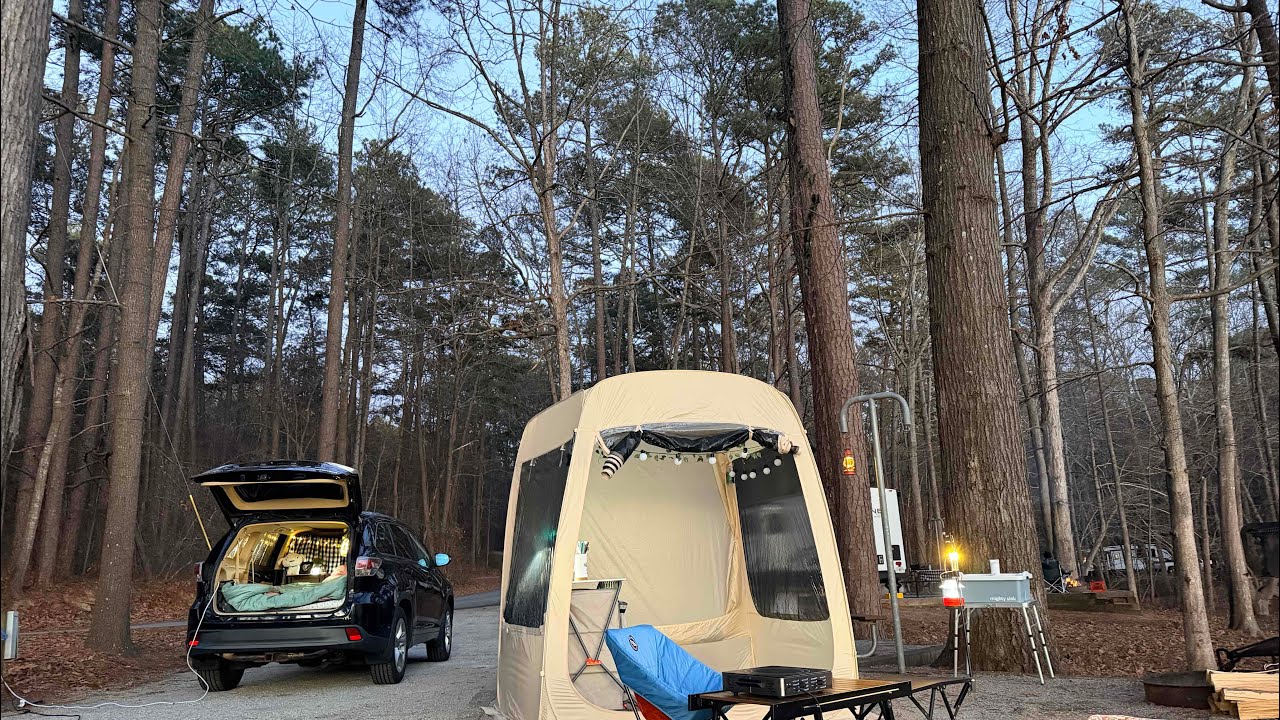 A quiet camping day in Atlanta.