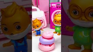Oh No! Doll Falls Again/Tiko Needs Washing Machine #shorts
