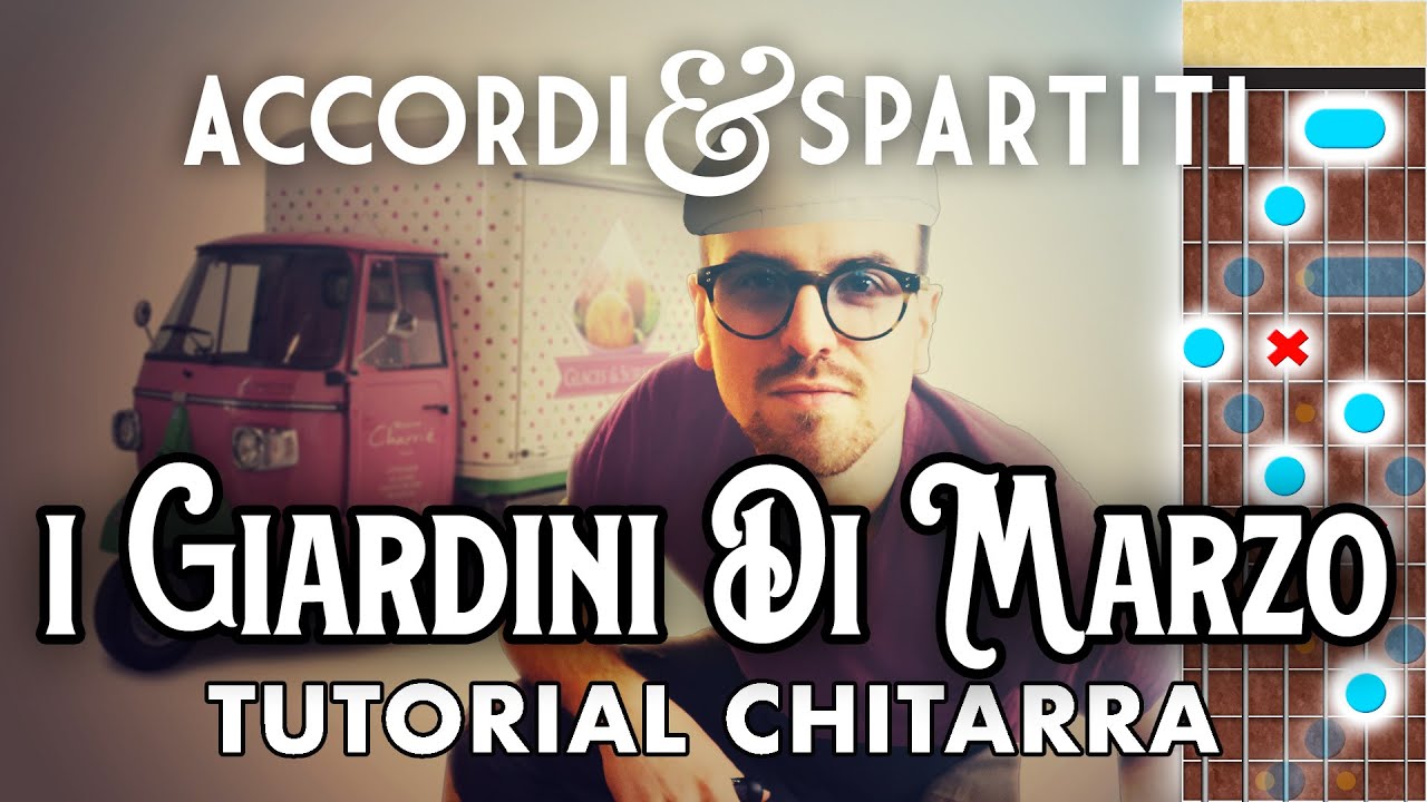 I GIARDINI DI MARZO Tutorial Chitarra - Lucio Battisti