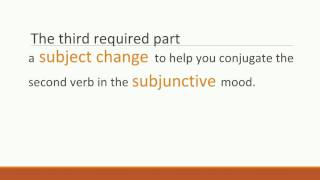 Le Subjonctif Les Verbes De Déclencher