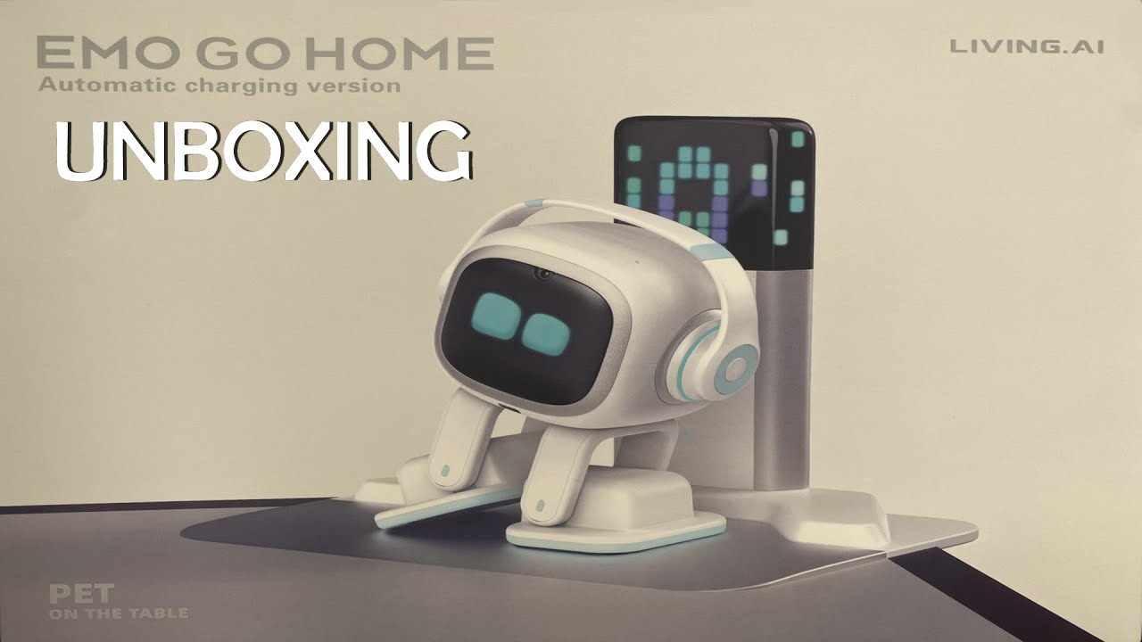 【ほぼ未使用】 EMO White Robot+EMO GO HOMEセット EMO – Unboxing Video for WHITE EMO GO HOME / HOME STATION