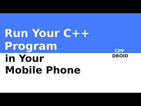 Run Your C++ Program in mobile phone | CPP DROID